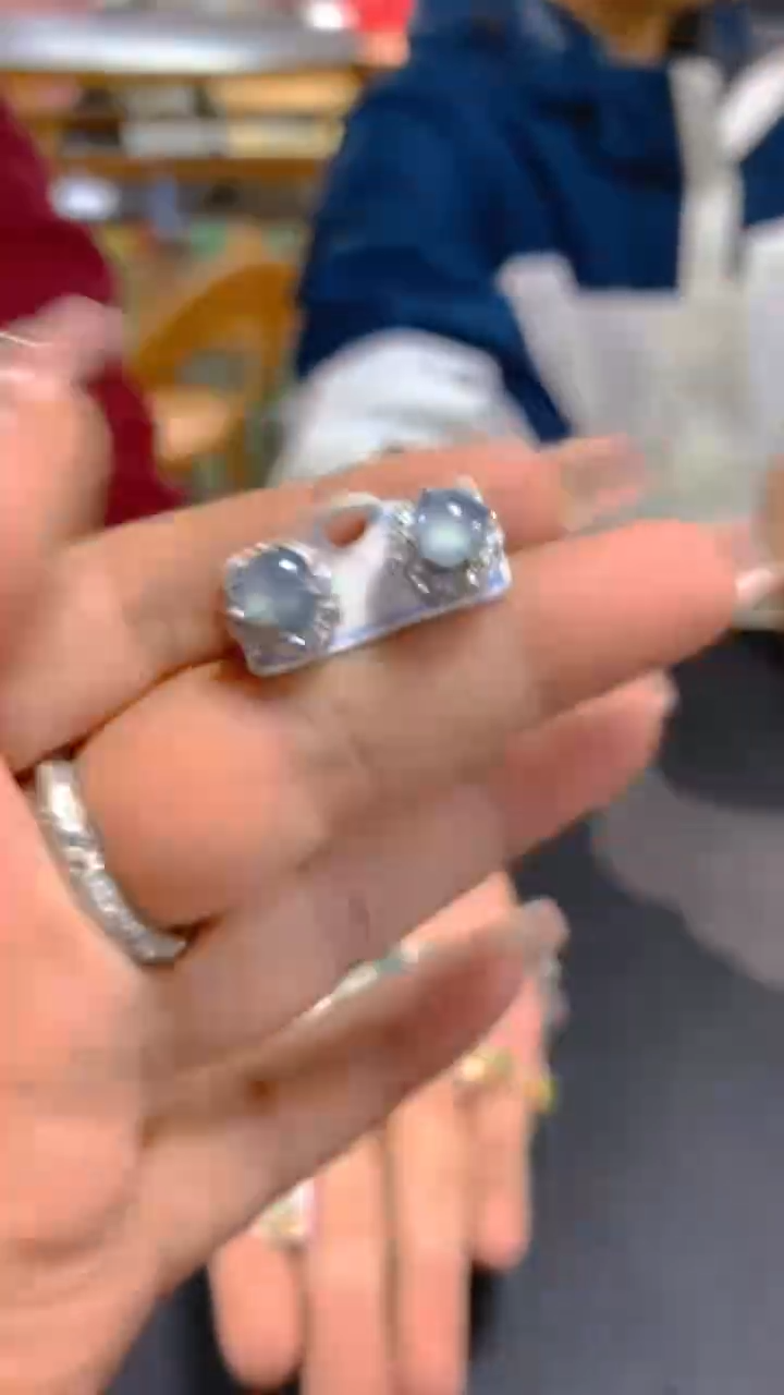 【闪购商品】翡翠耳饰未镶嵌0380384506多样性发其一