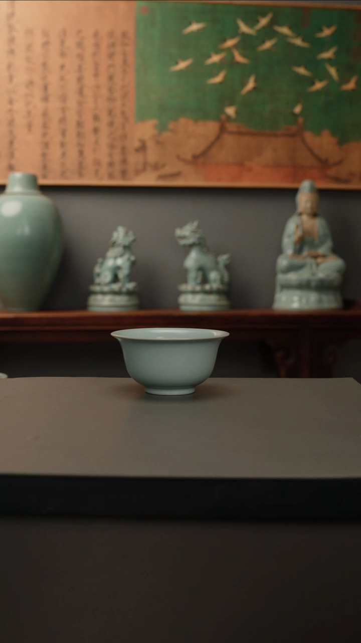 【闪购商品】杯仿古釉原矿 压手杯