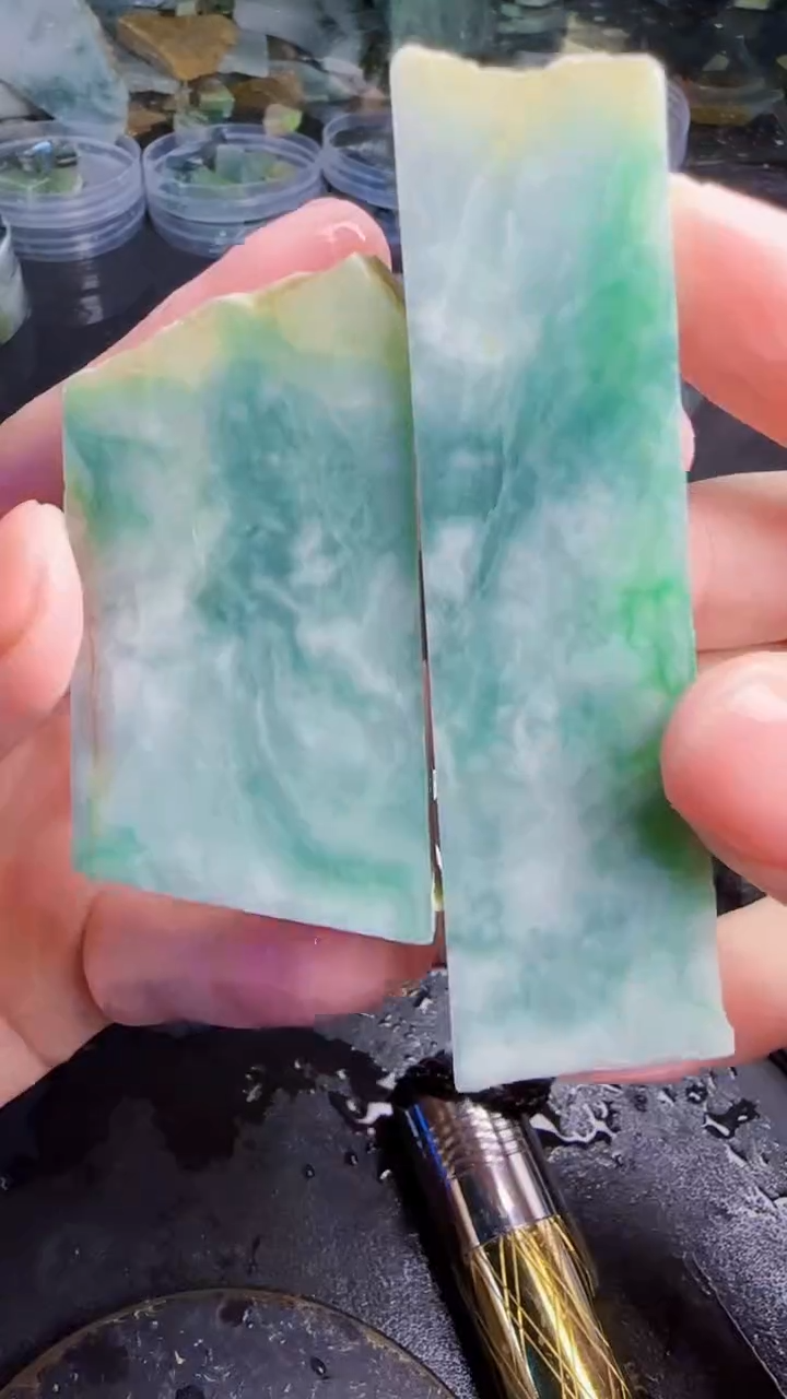 未镶嵌挂件翡翠随****）天然翡翠059