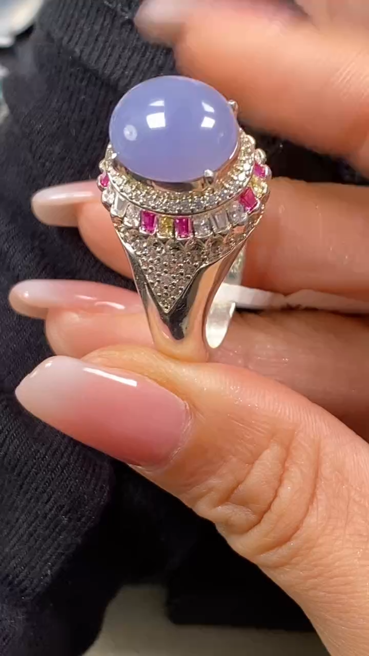 【闪购商品】翡翠戒指未镶嵌6805锐