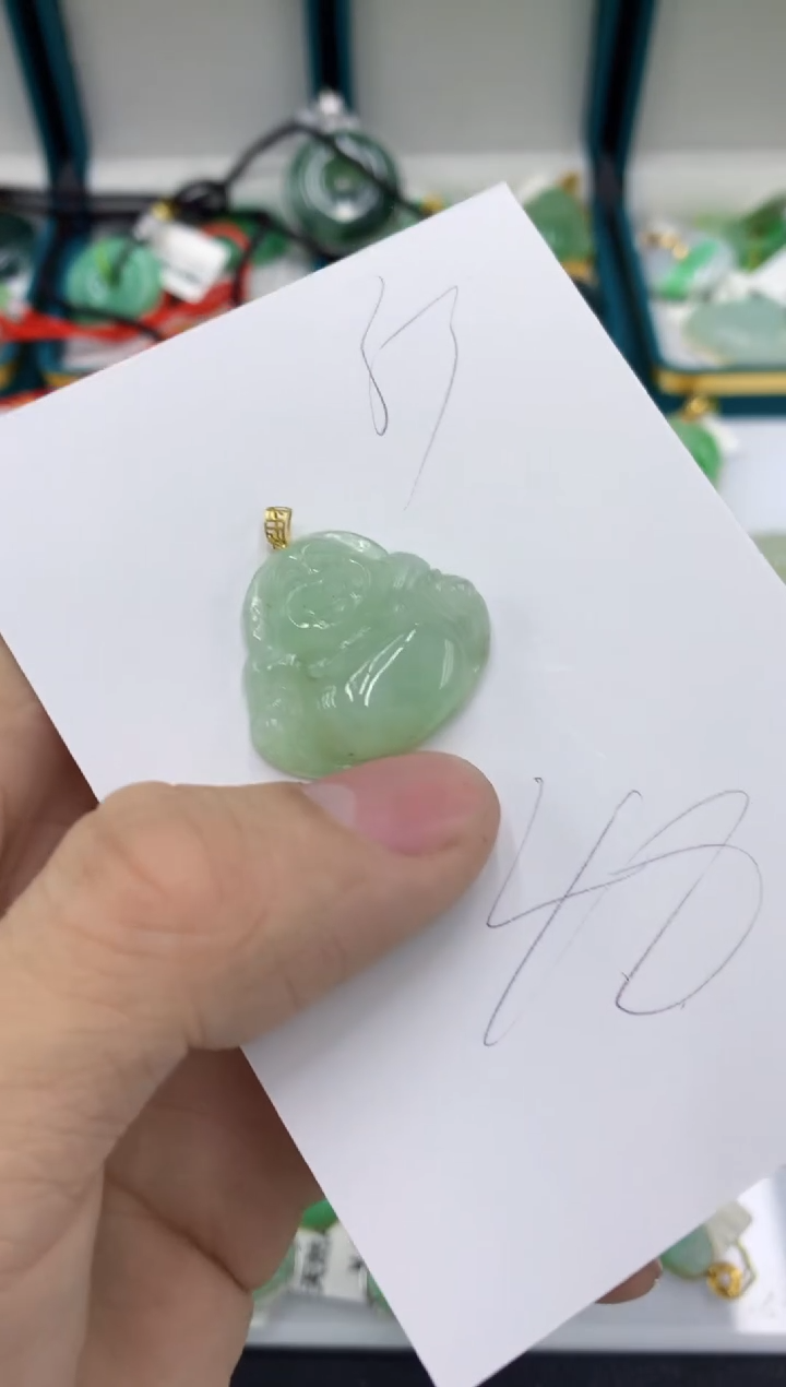 【闪购商品】翡翠颈饰18K金镶嵌111111111