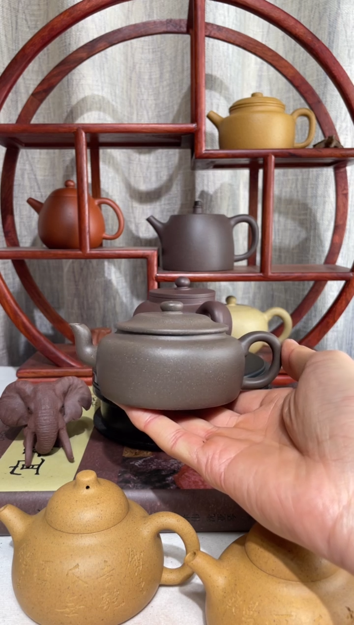 【闪购商品】紫砂茶壶大水潭天青旭茂150cc