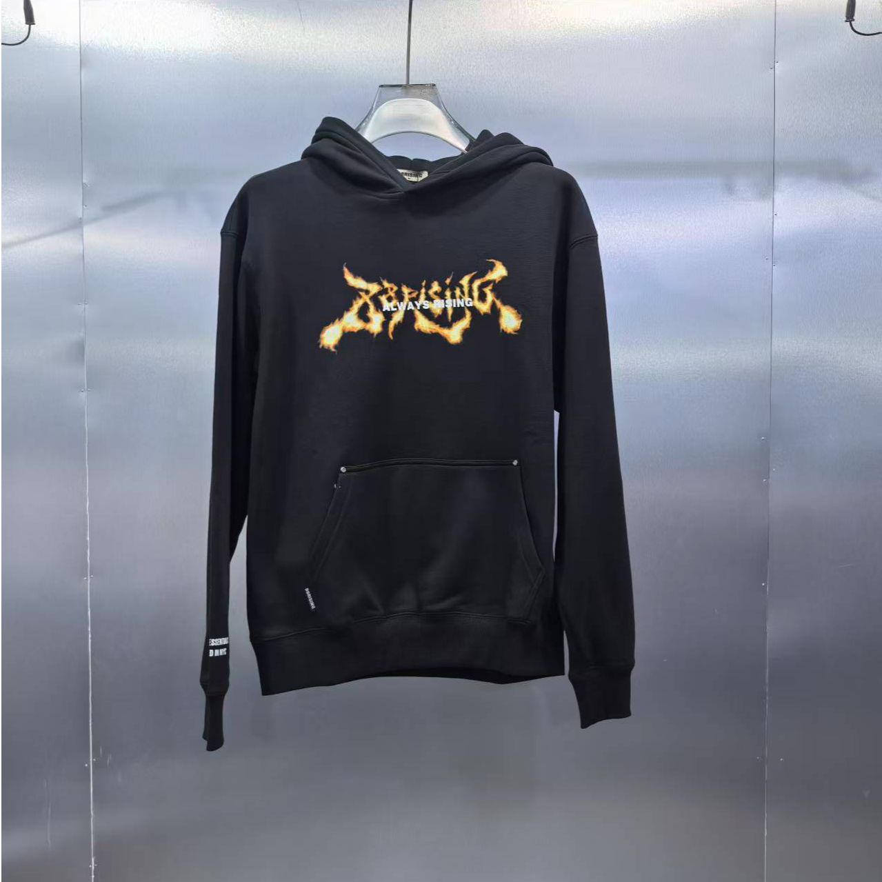 Z08-110447-(加绒)秋冬季正面潮流印花时尚连帽卫衣