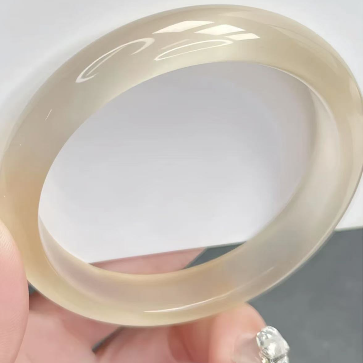 香槟金手镯 高级贵气显白62圈口