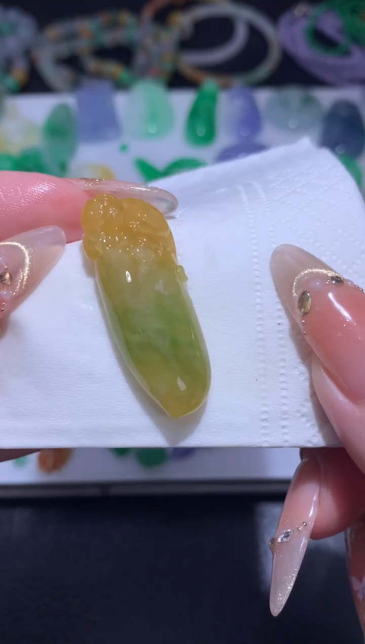 未镶嵌定制翡翠郭****制福瓜