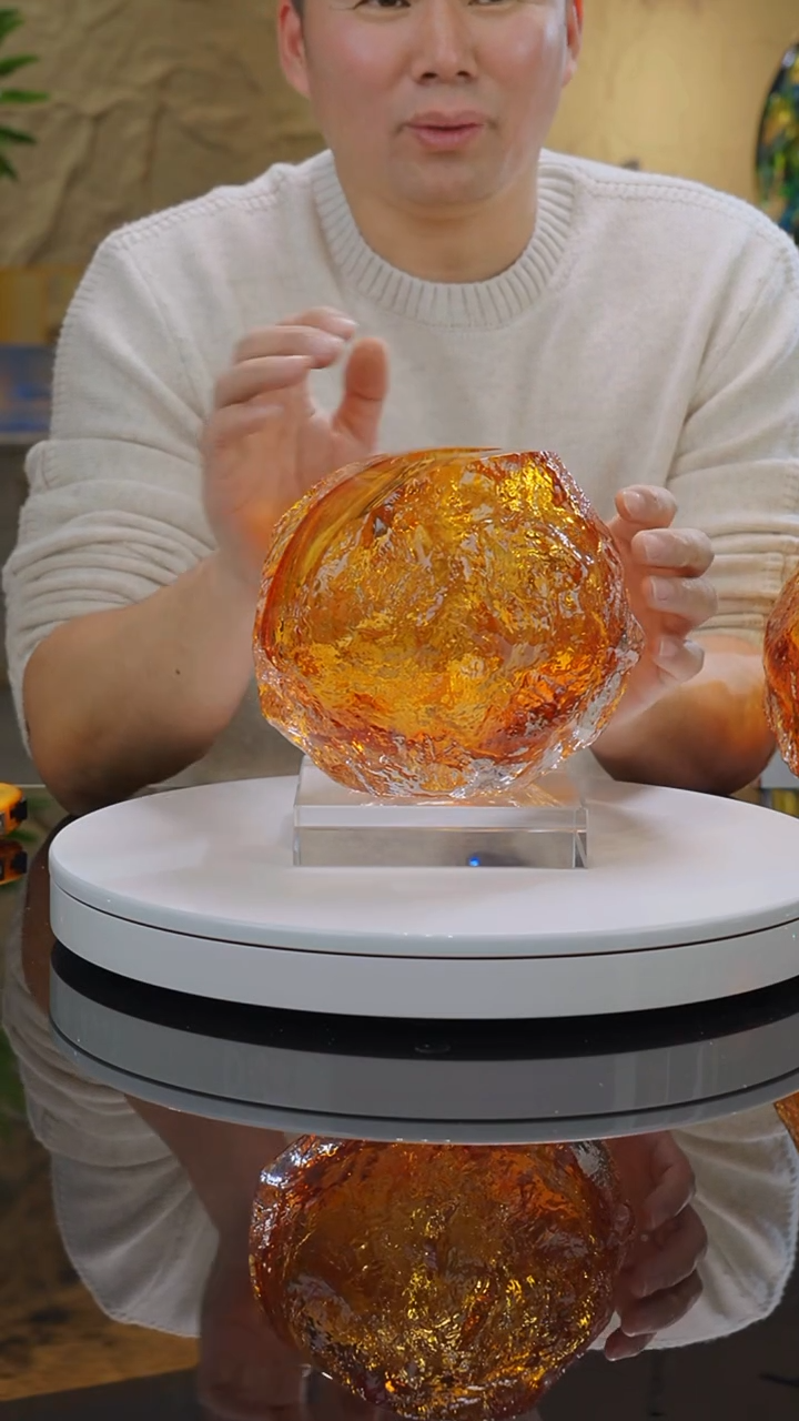 【闪购商品】琉璃手工艺品福利火山石小号