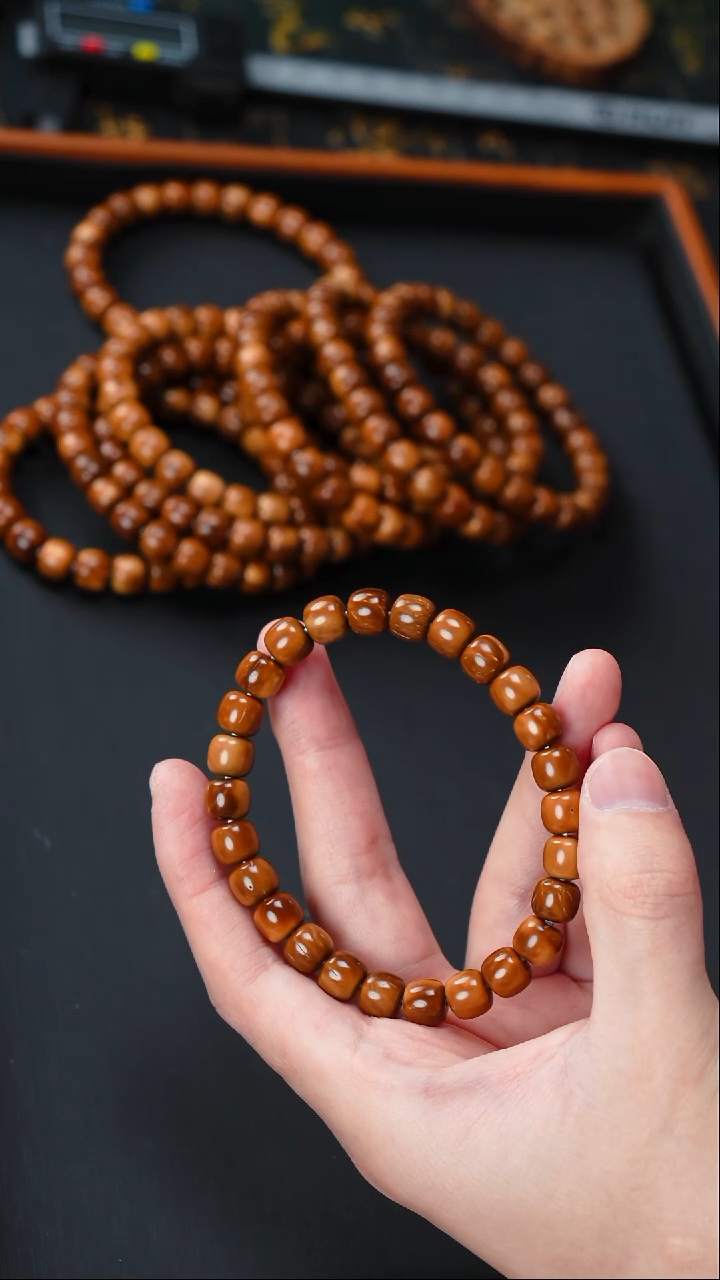 紫金鼠手串实心库克老型9