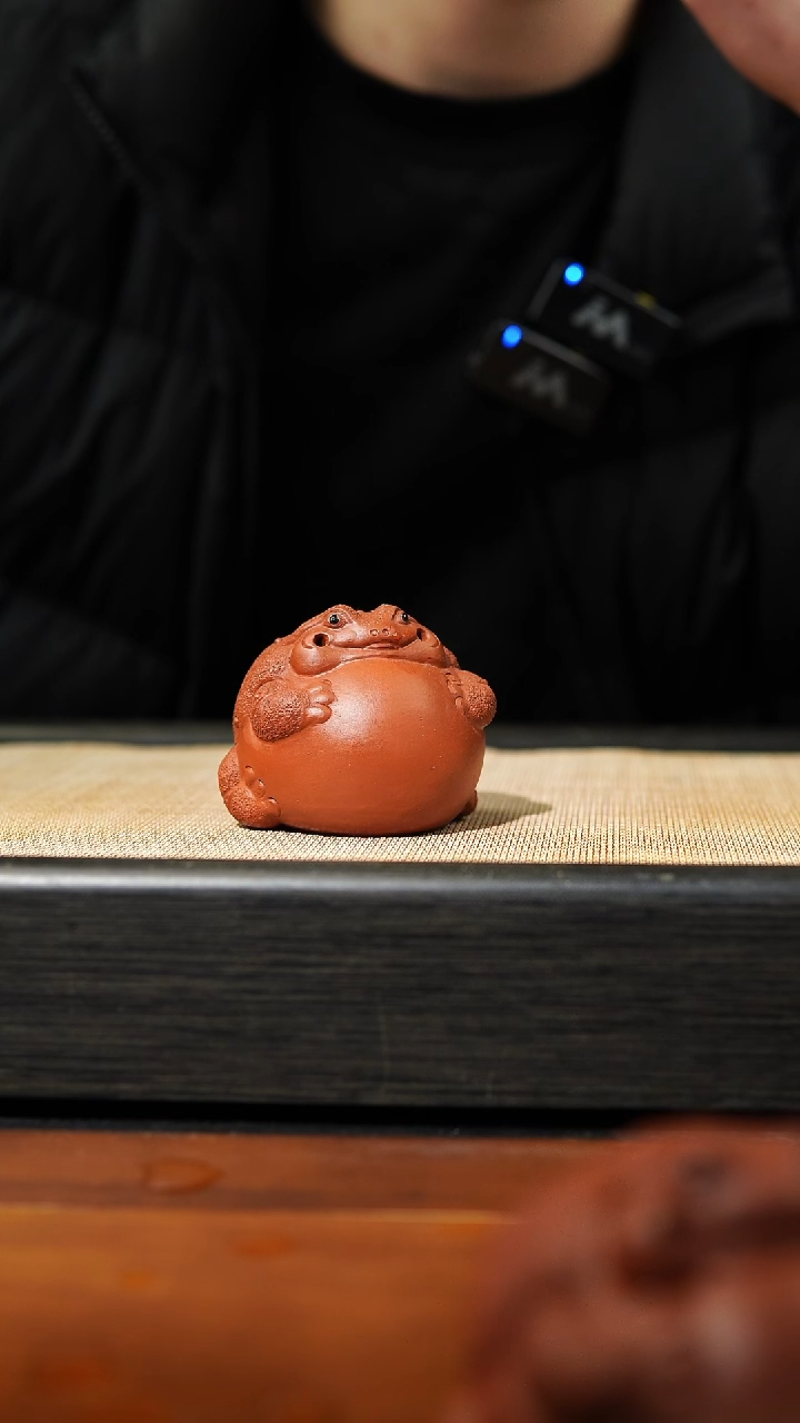 【闪购商品】紫砂茶壶朱泥暴富，金蟾