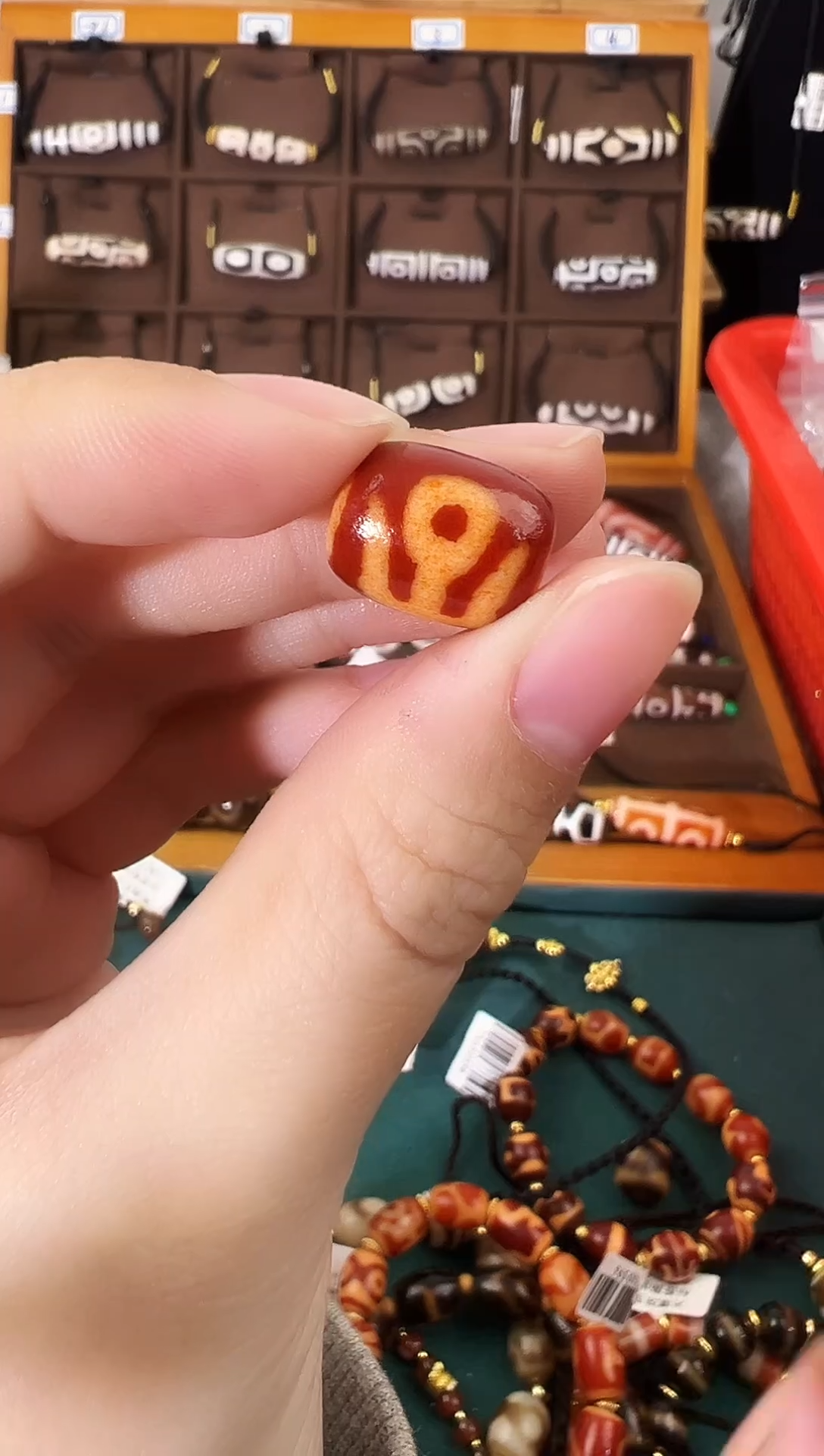 玛瑙/玉髓（覆膜）颈饰未镶嵌31（微瑕随机发货）