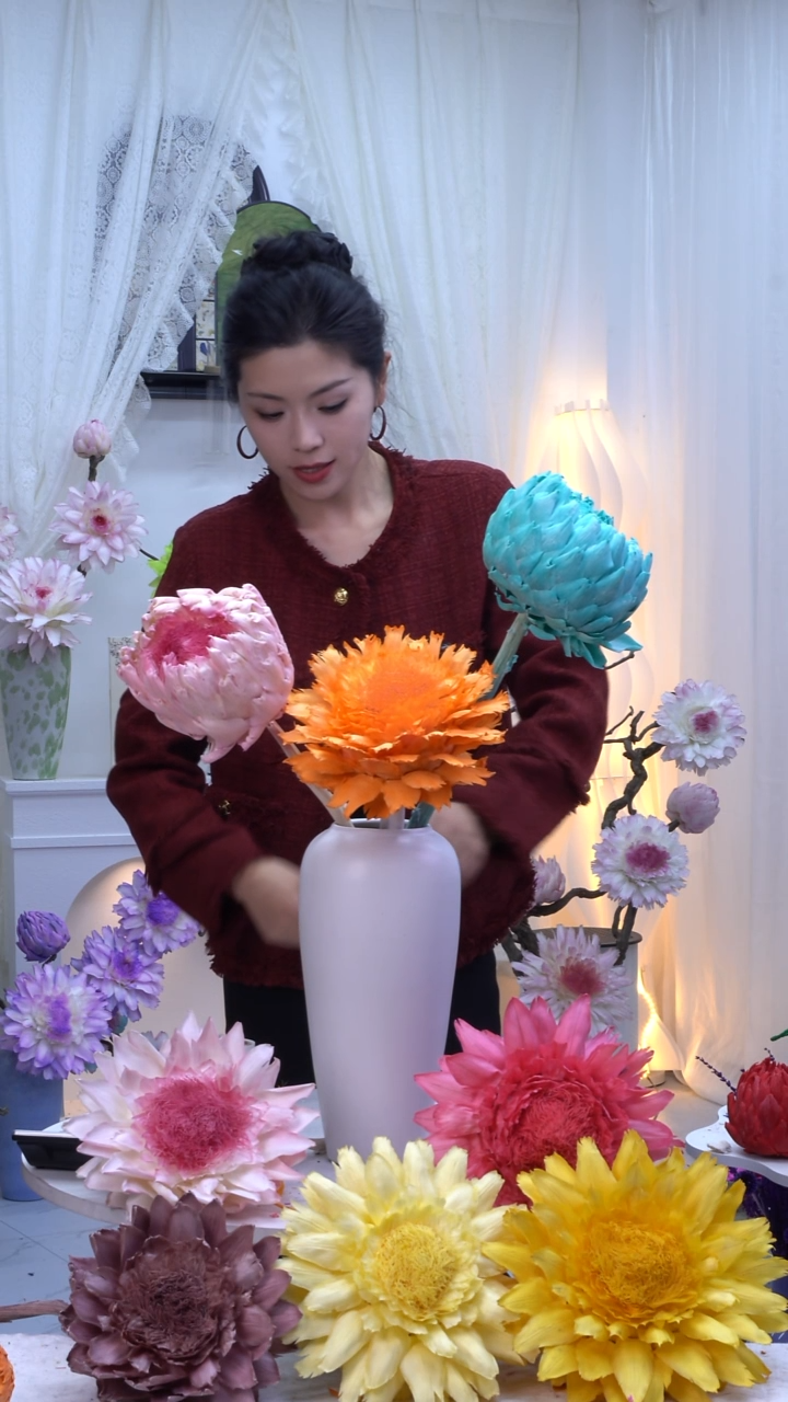 不****㇏永生洋蓟蒂芙尼蓝+爱马仕橙+桃夭【叶片有伤】7769