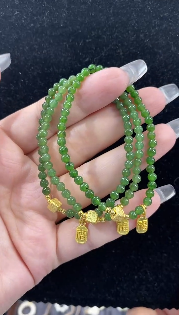 手串未镶嵌和田玉多样性发货发其一