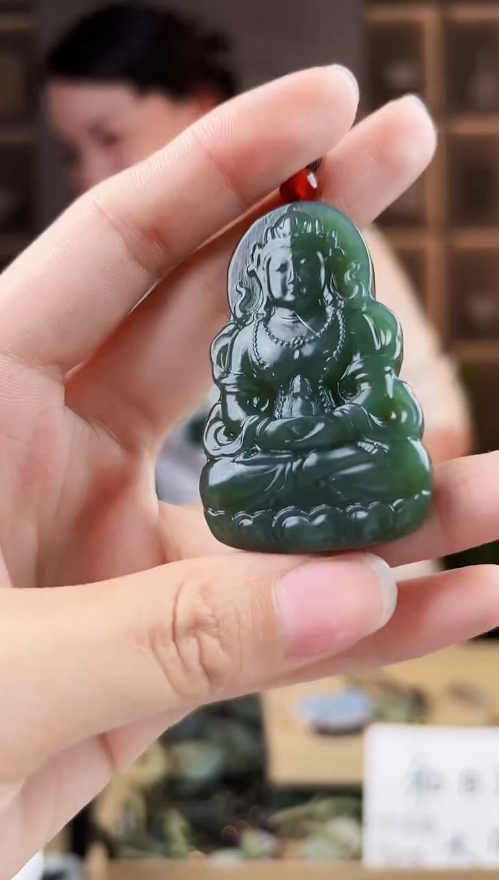 颈饰未镶嵌和田玉拍一发一，多样性发货