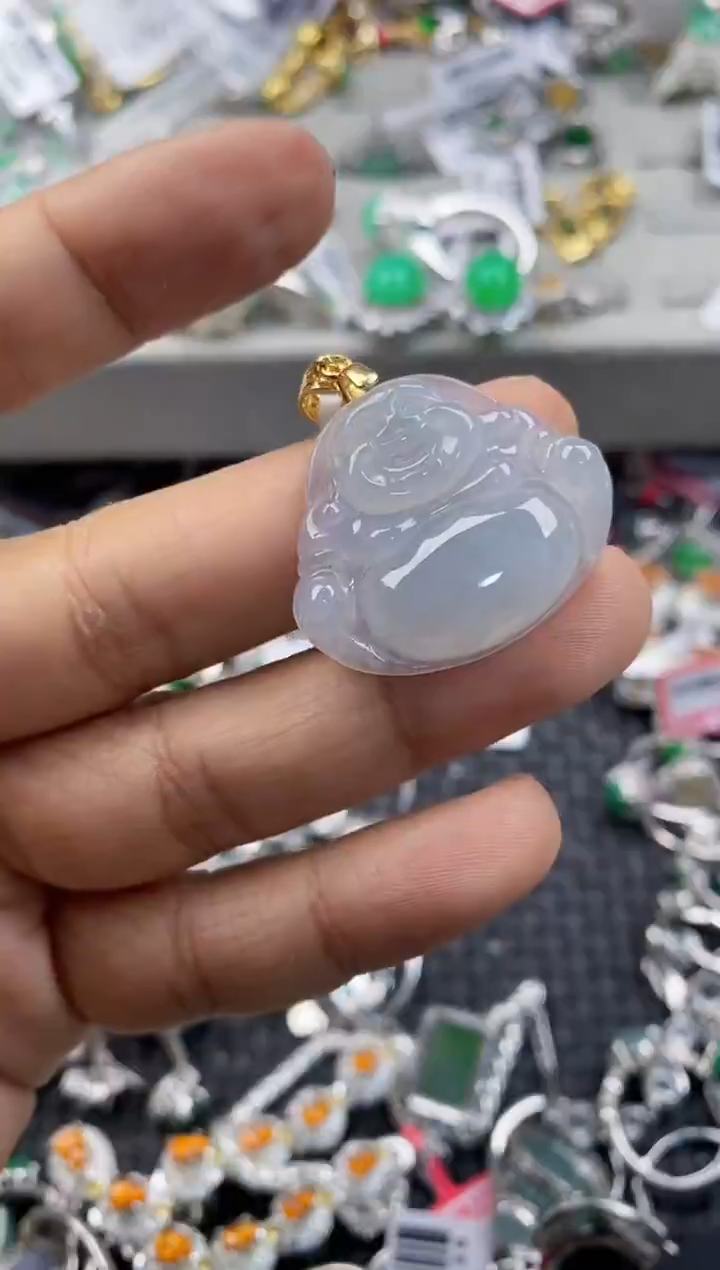 银S925镶嵌戒指翡翠888     6