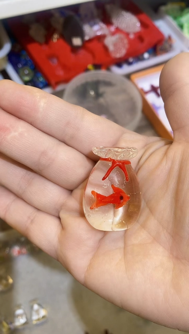 【闪购商品】琉璃手工艺品鱼带子