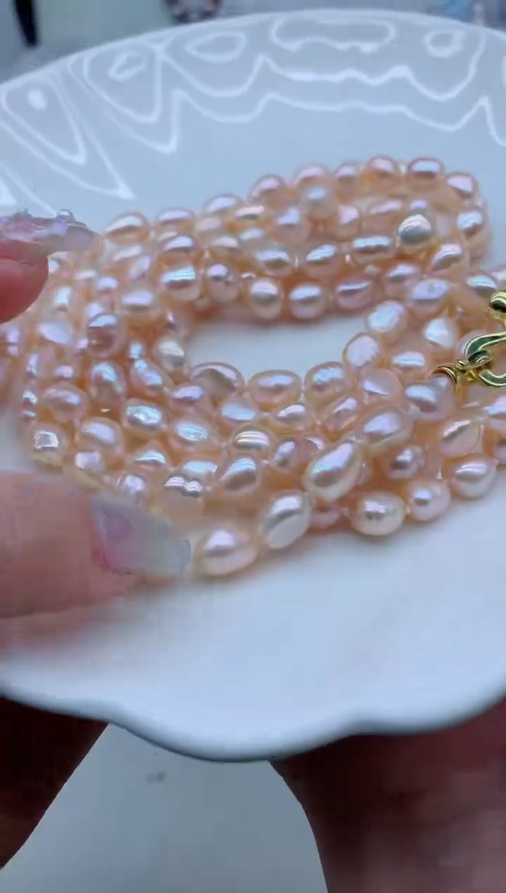 淡水珍珠未镶嵌颈饰淡水珍珠项链多样性发其一