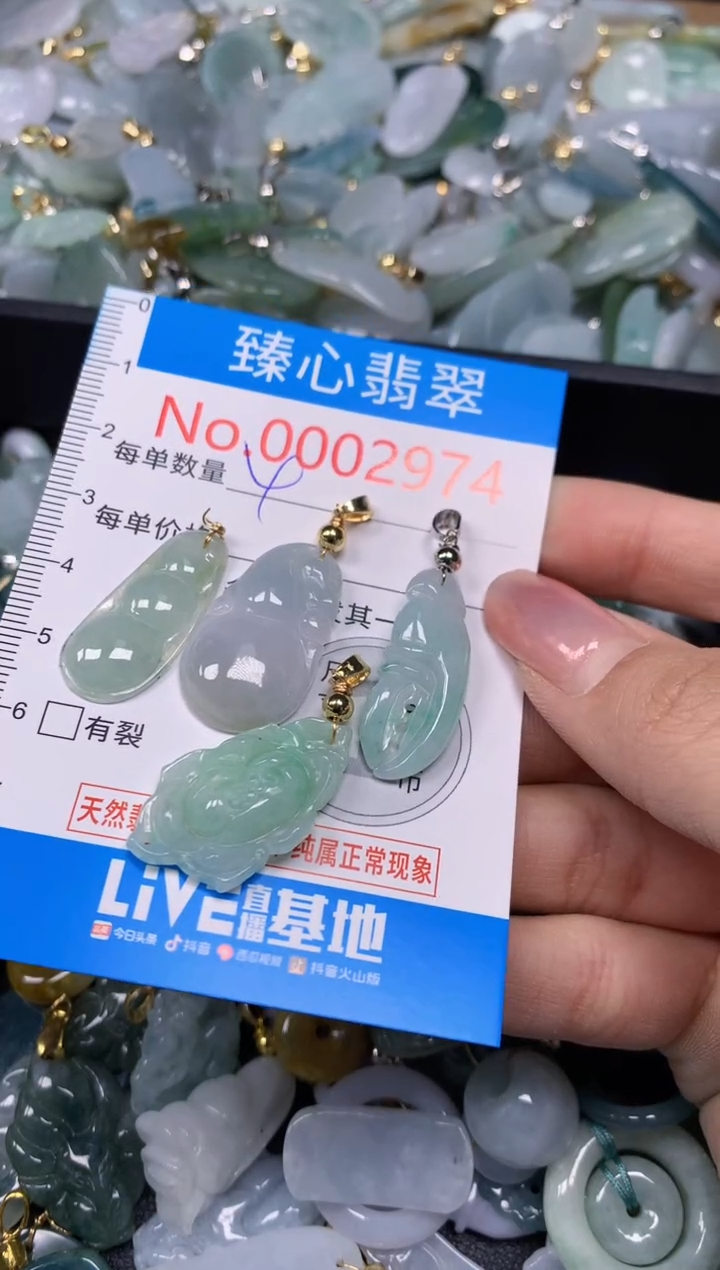 【闪购商品】翡翠颈饰未镶嵌含绳0002974