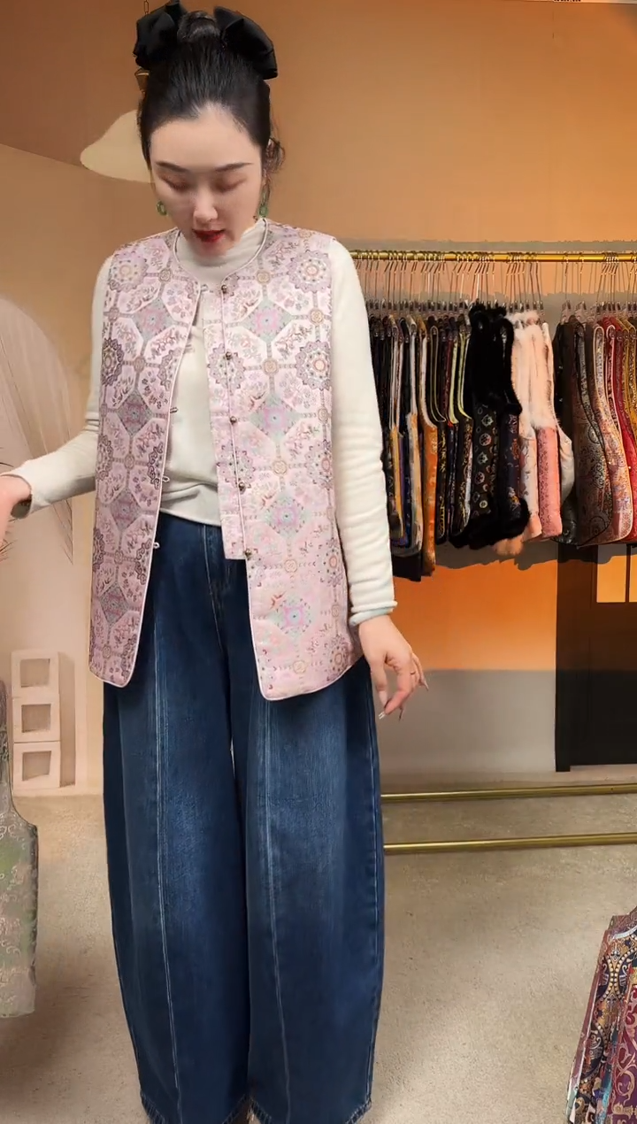 丝绸桑蚕丝70 马甲