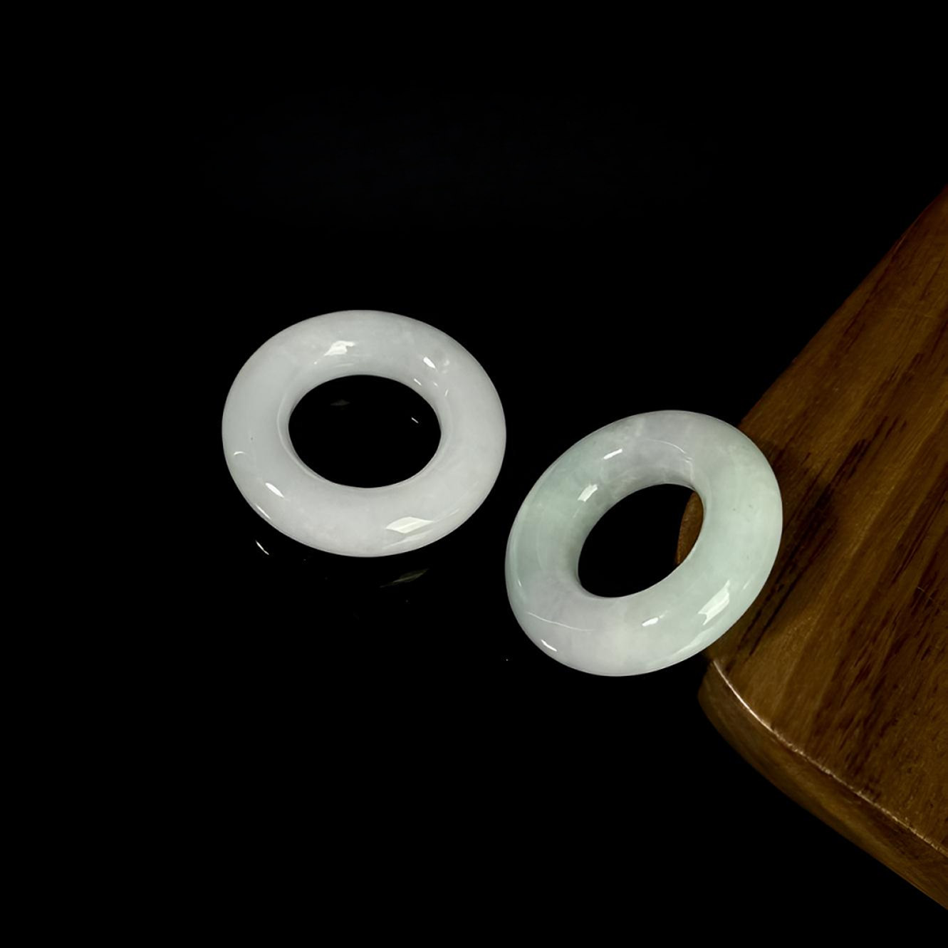 约21mm-25mm缅甸翡翠甜甜圈多样性发一