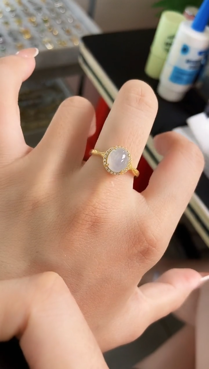 银S925镶嵌戒指翡翠21