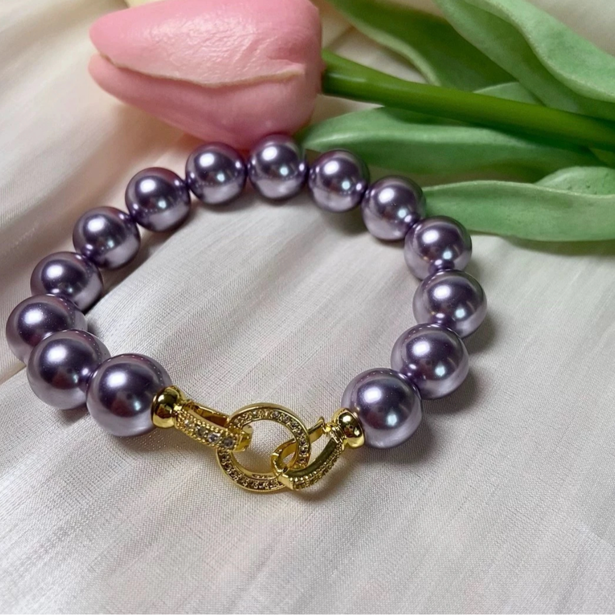 高定— 珍藏 时尚 简约紫色手串（S03）