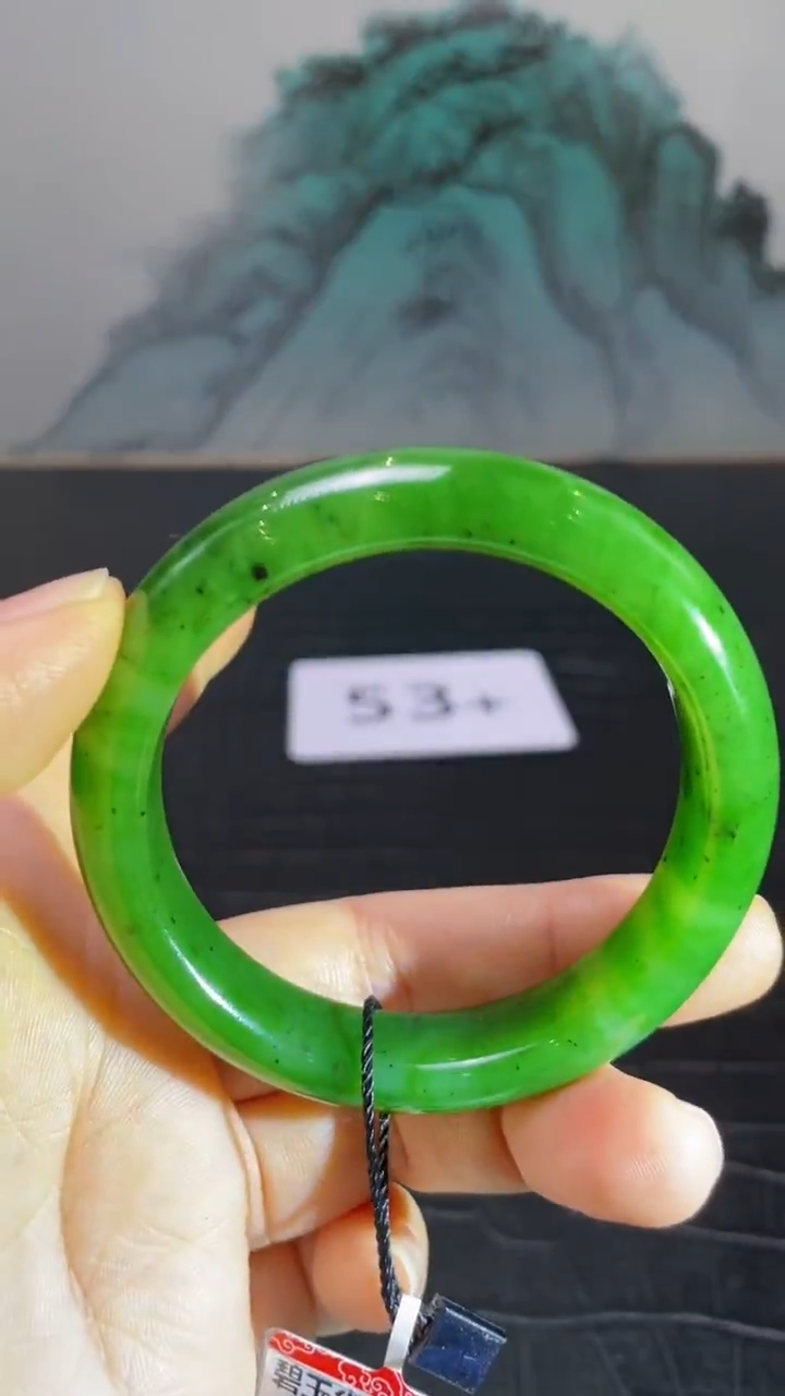 未镶嵌手镯和田玉（碧玉）用****553+