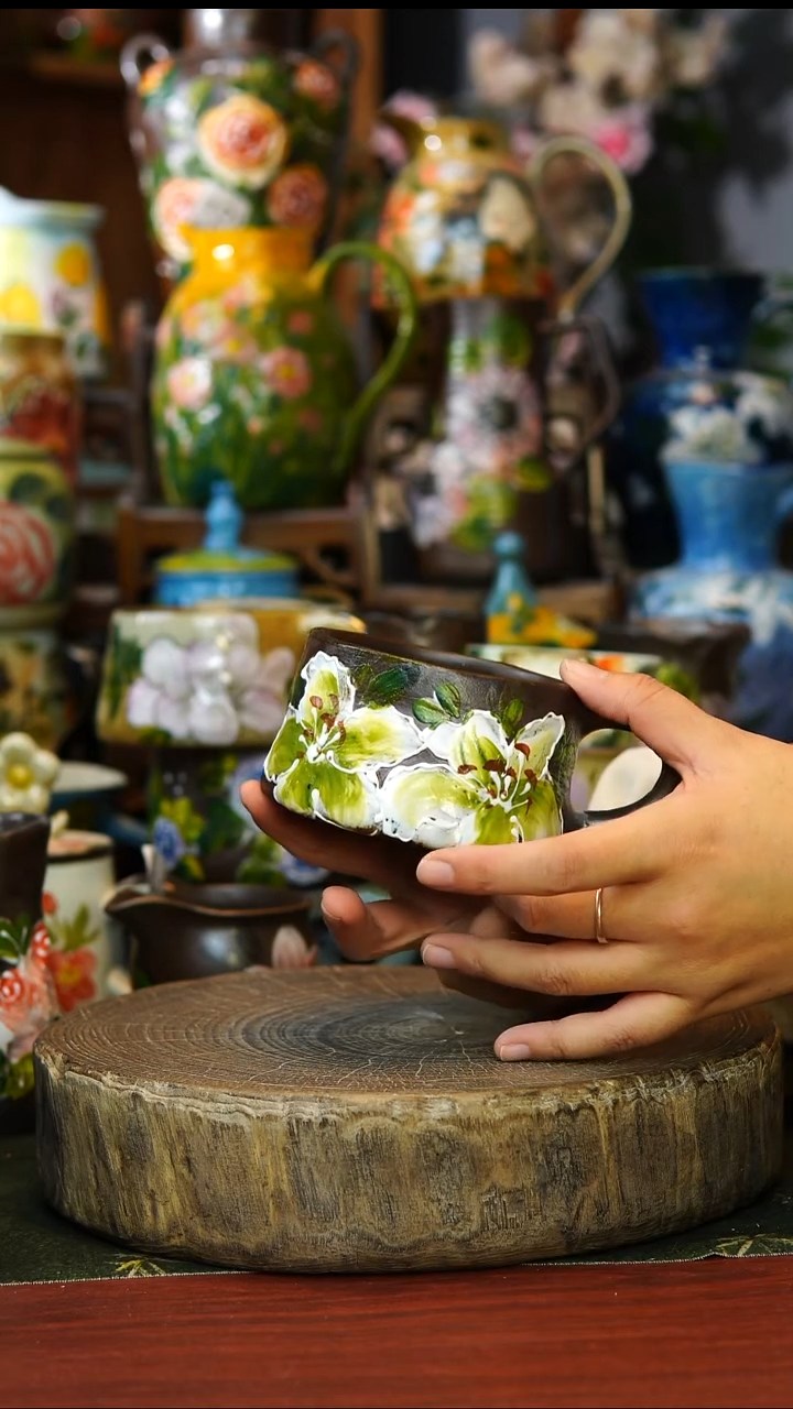 陶瓷101景德镇手工手绘釉下彩