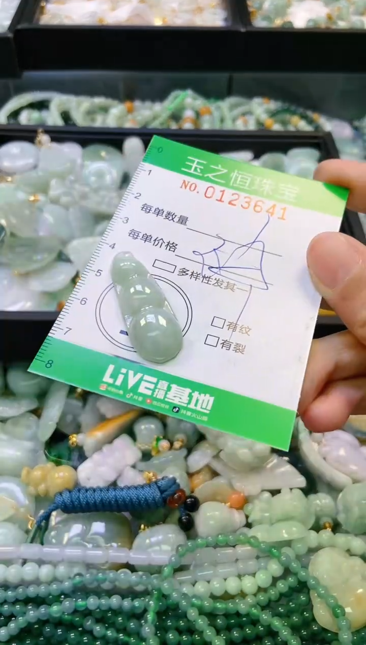 翡翠未镶嵌颈饰闪购0123641