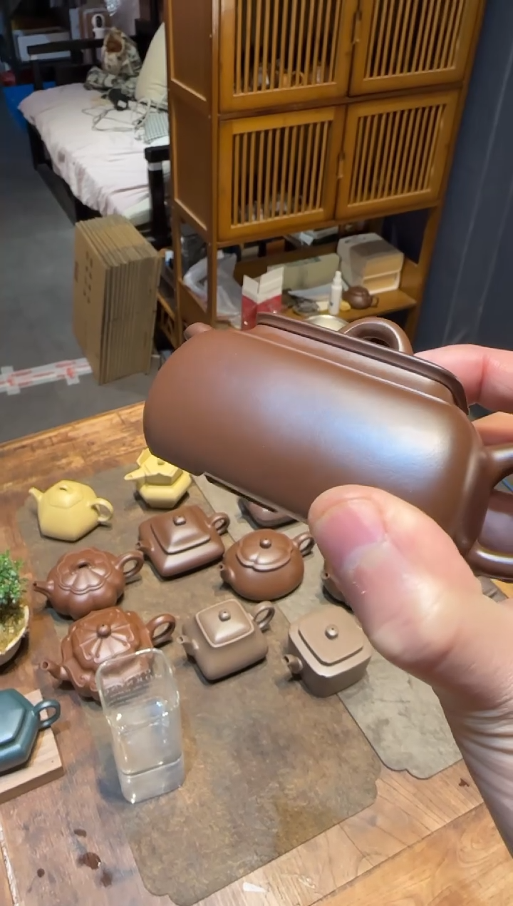 茶壶紫砂洛**森长四方紫砂壶