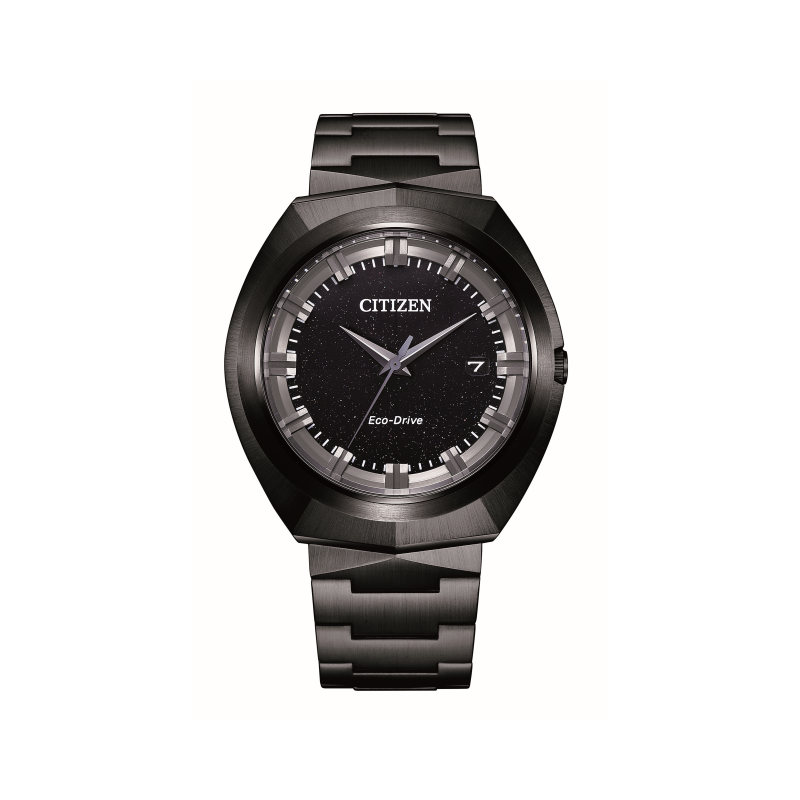 Citizen/西铁城光动能酷黑时尚男士腕表手表男款气质BN1015-52E