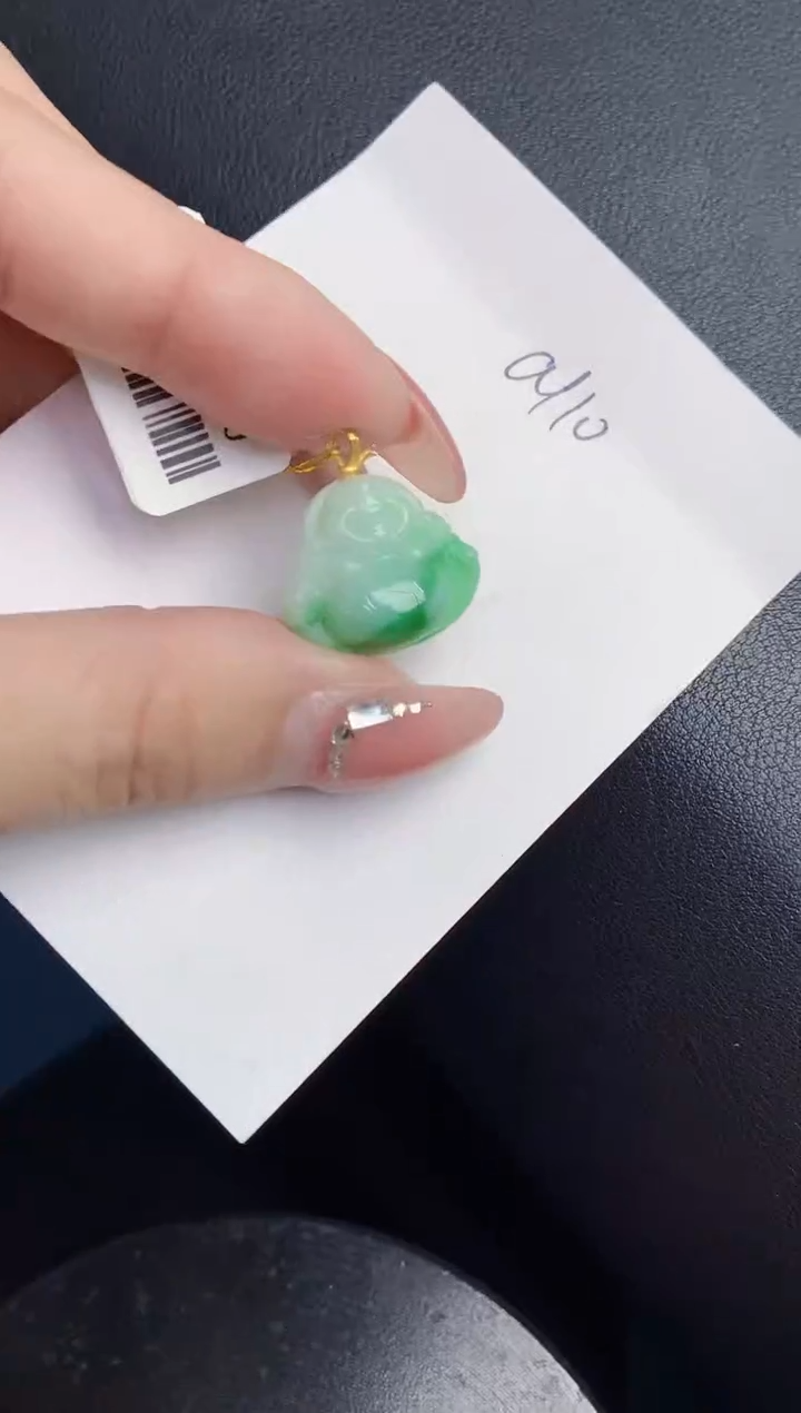 【闪购商品】翡翠颈饰18K金镶嵌000000000