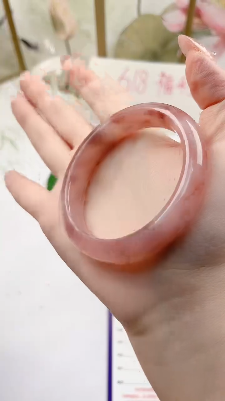 石英质玉手镯未镶嵌X133微色差56.2mm