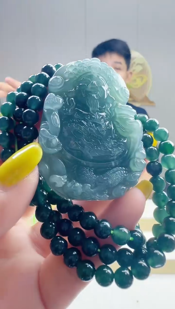 颈饰未镶嵌翡翠天然A货翡翠  多样性随机发其一