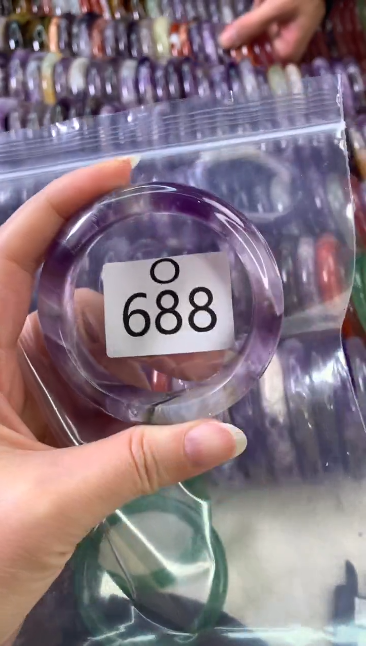 【闪购商品】水晶水晶手镯O未镶嵌688-54