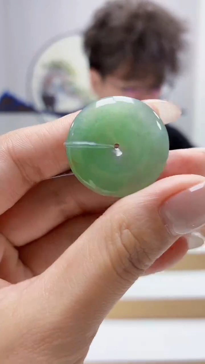 未镶嵌定制翡翠4688MM-毛货挂件46