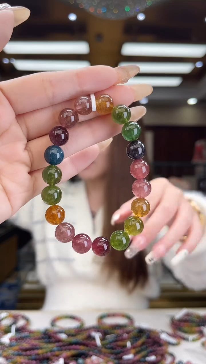 【闪购商品】碧玺/未镶嵌10mm+碧玺单圈36多样性发货