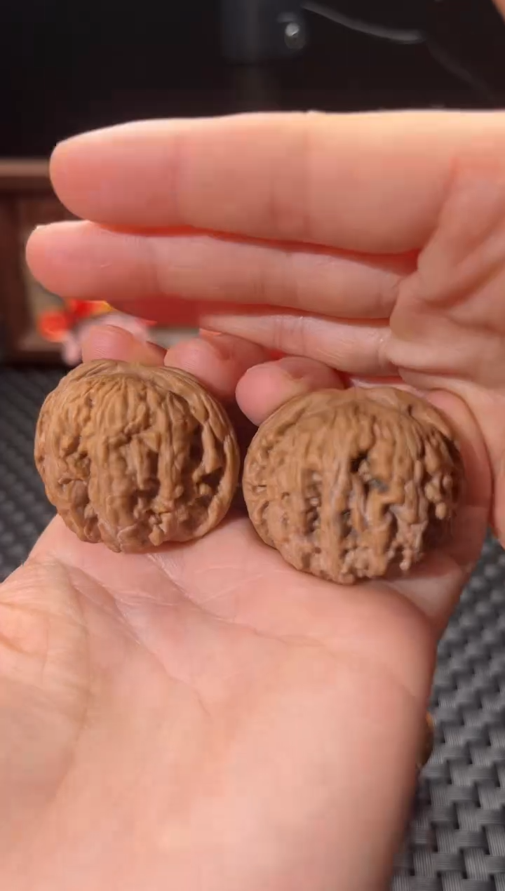 把件文玩核桃迷你小粗筋35尺