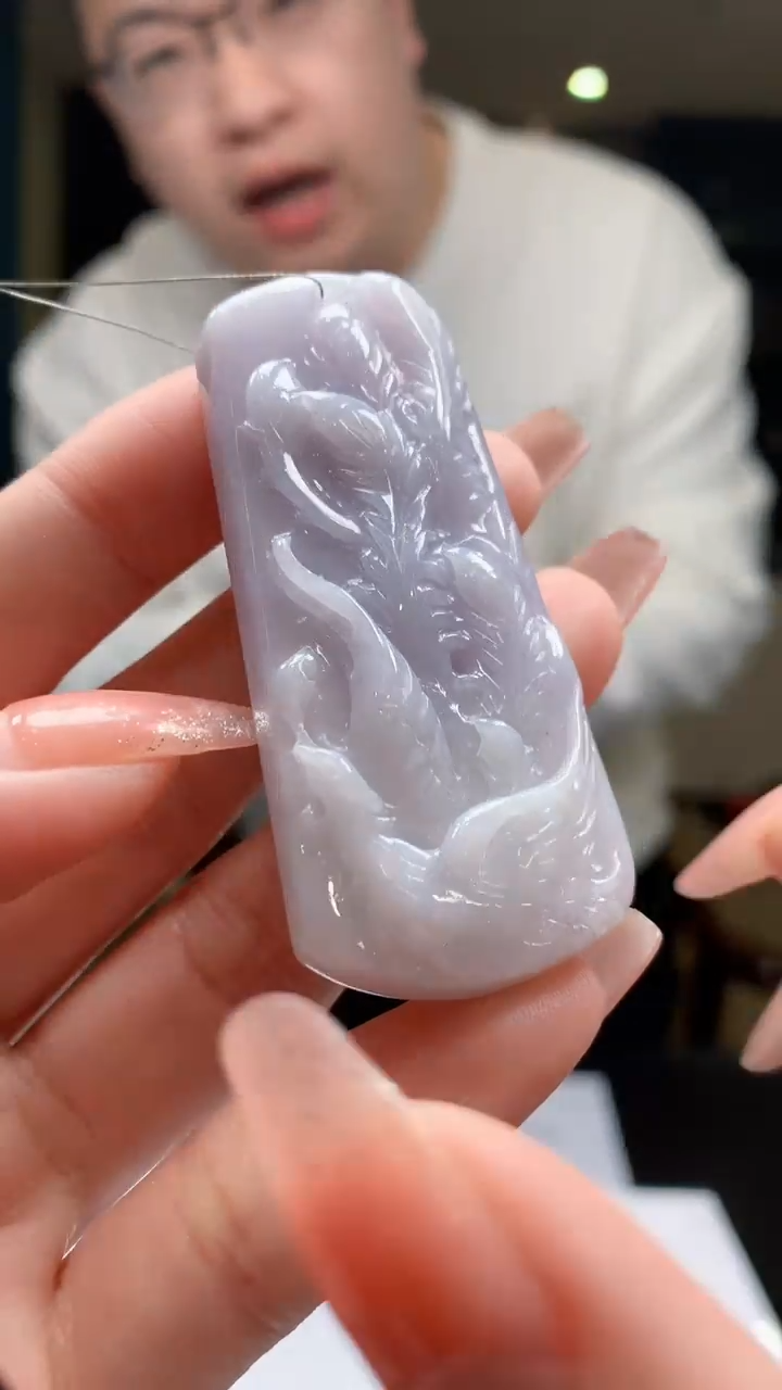 【闪购商品】定制翡翠未镶嵌1074-毛货挂件21