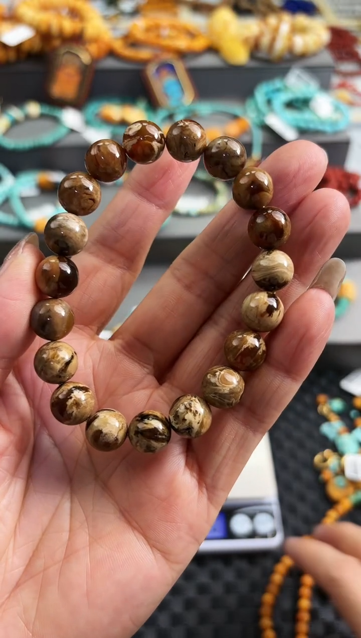 【闪购商品】琥珀手串未镶嵌10mm手串