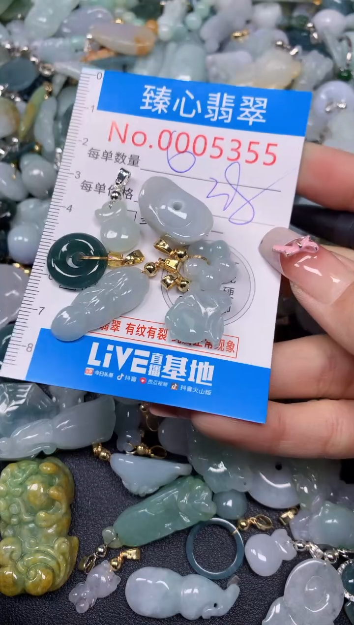 【闪购商品】翡翠颈饰未镶嵌含绳0005355