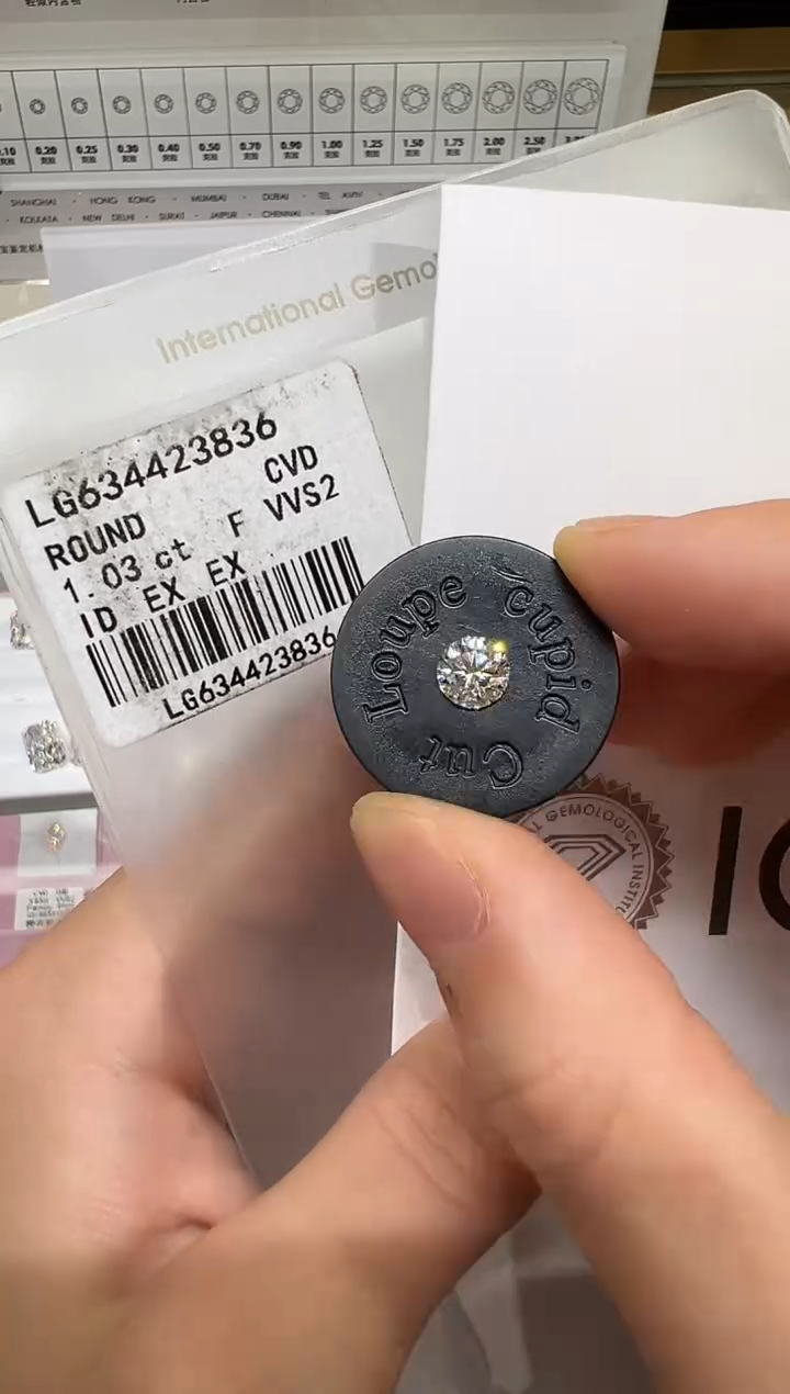 【闪购商品】实验室培育钻石未镶嵌@1.03ct 先鉴赏，再定制！