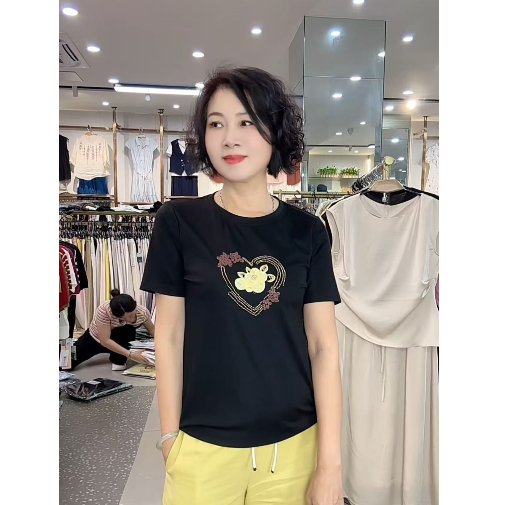 祥好服饰 夏季短袖时尚年轻T恤衫 8567