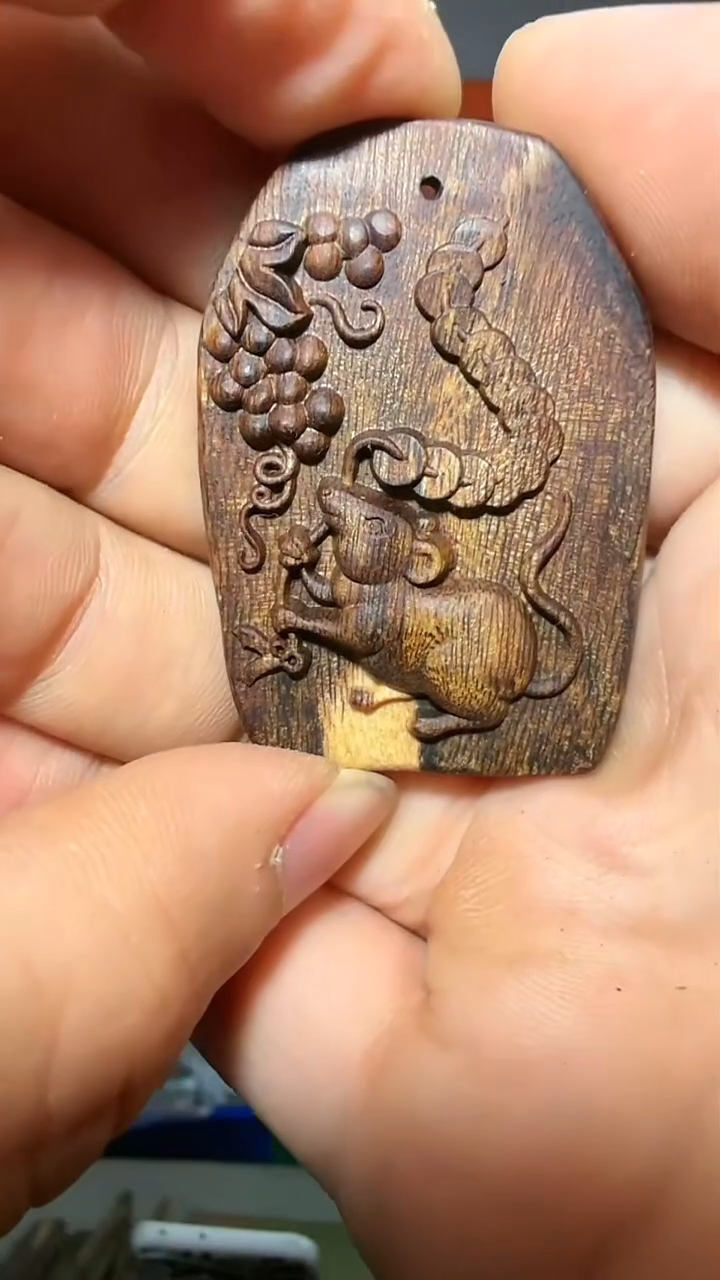 沉香吊坠91号红土生肖鼠多样性发一