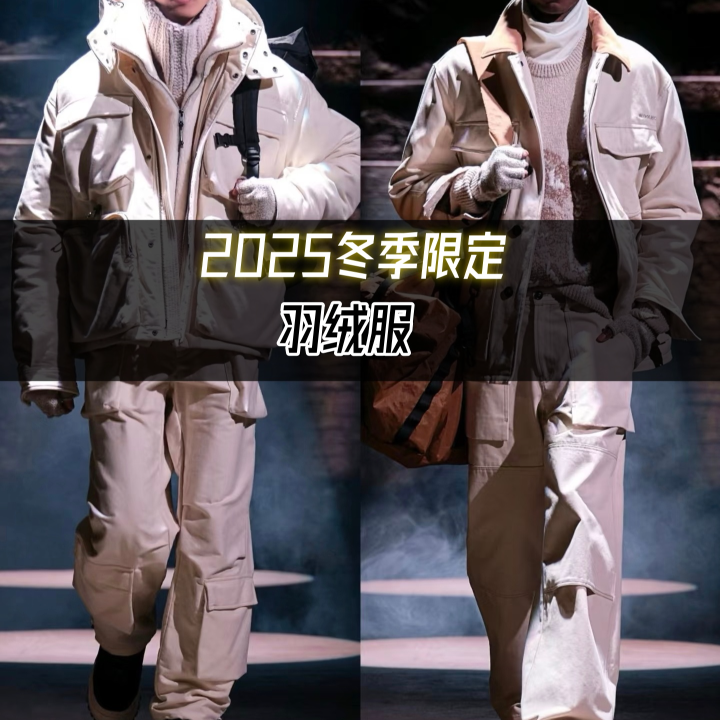 【灼灼专属】2025冬季新品重工刺绣白鸭绒男装羽绒服25950