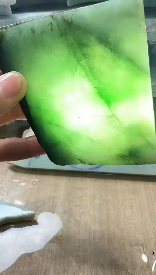 裸石翡翠天然翡翠A货花304