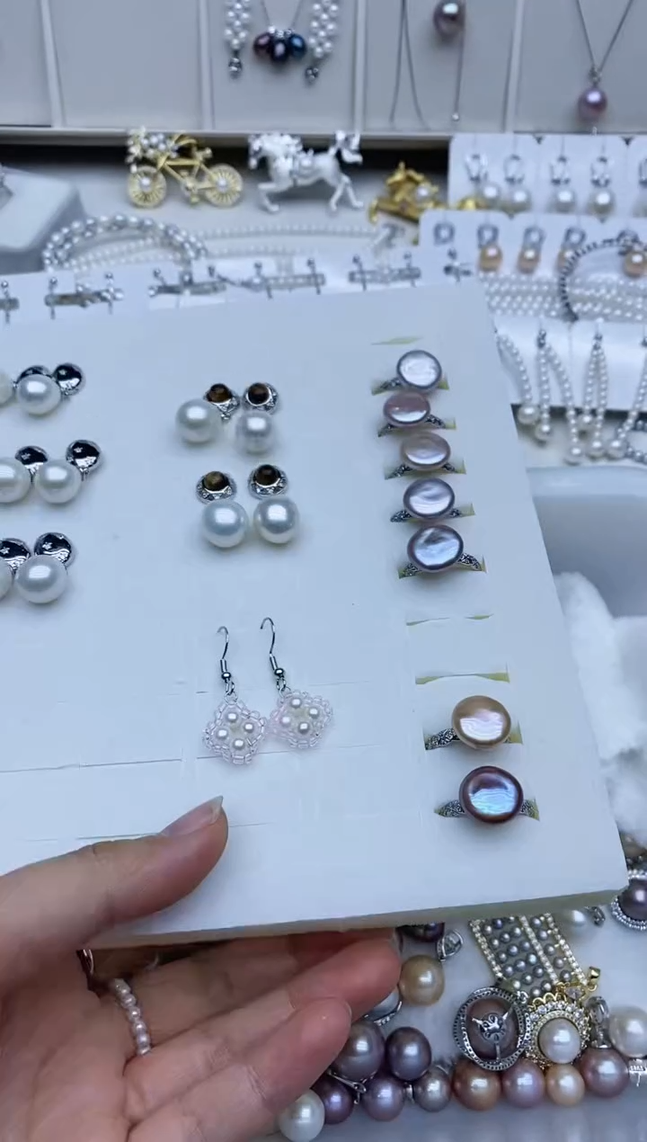 未镶嵌戒指淡水珍珠戒指多样性发其2