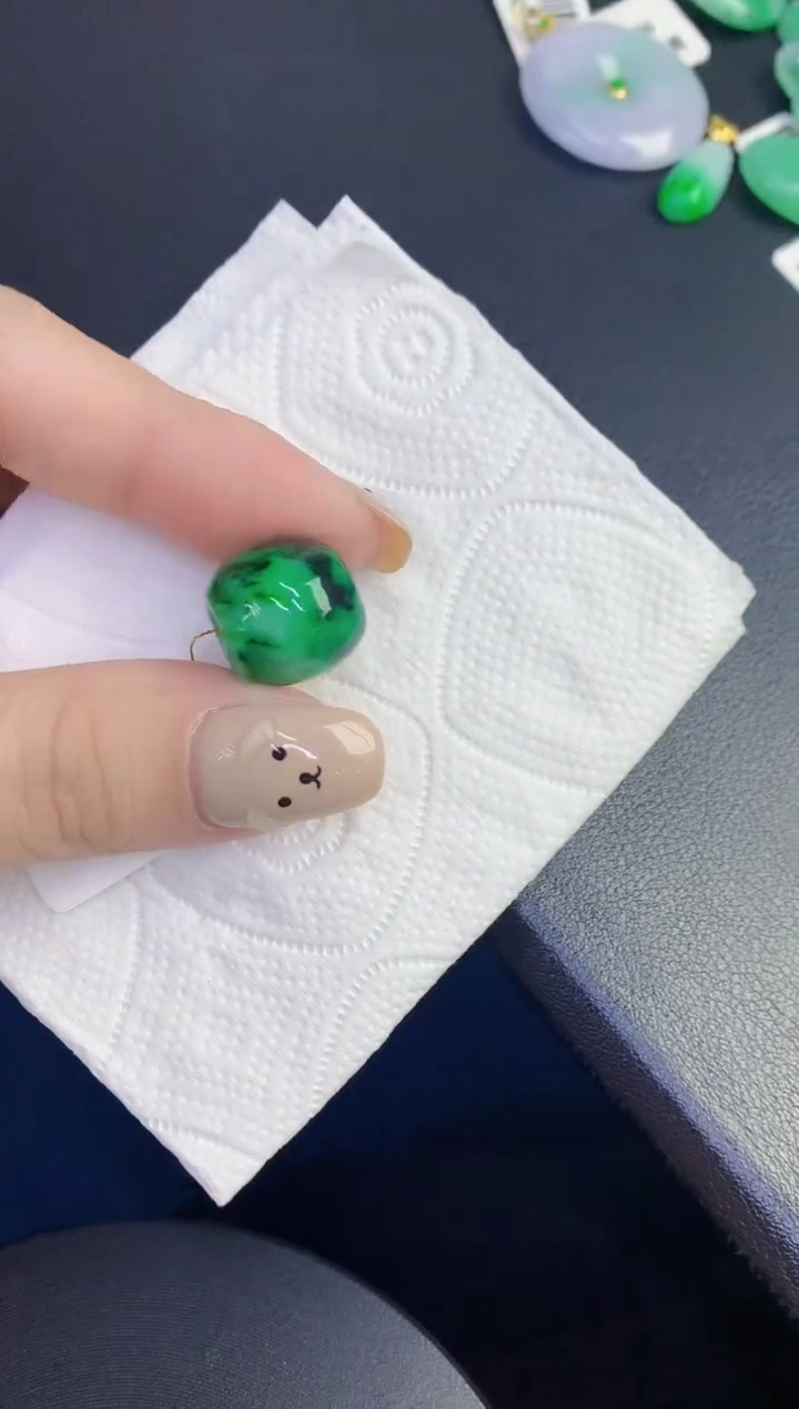 颈饰未镶嵌翡翠缅甸天然翡翠A货