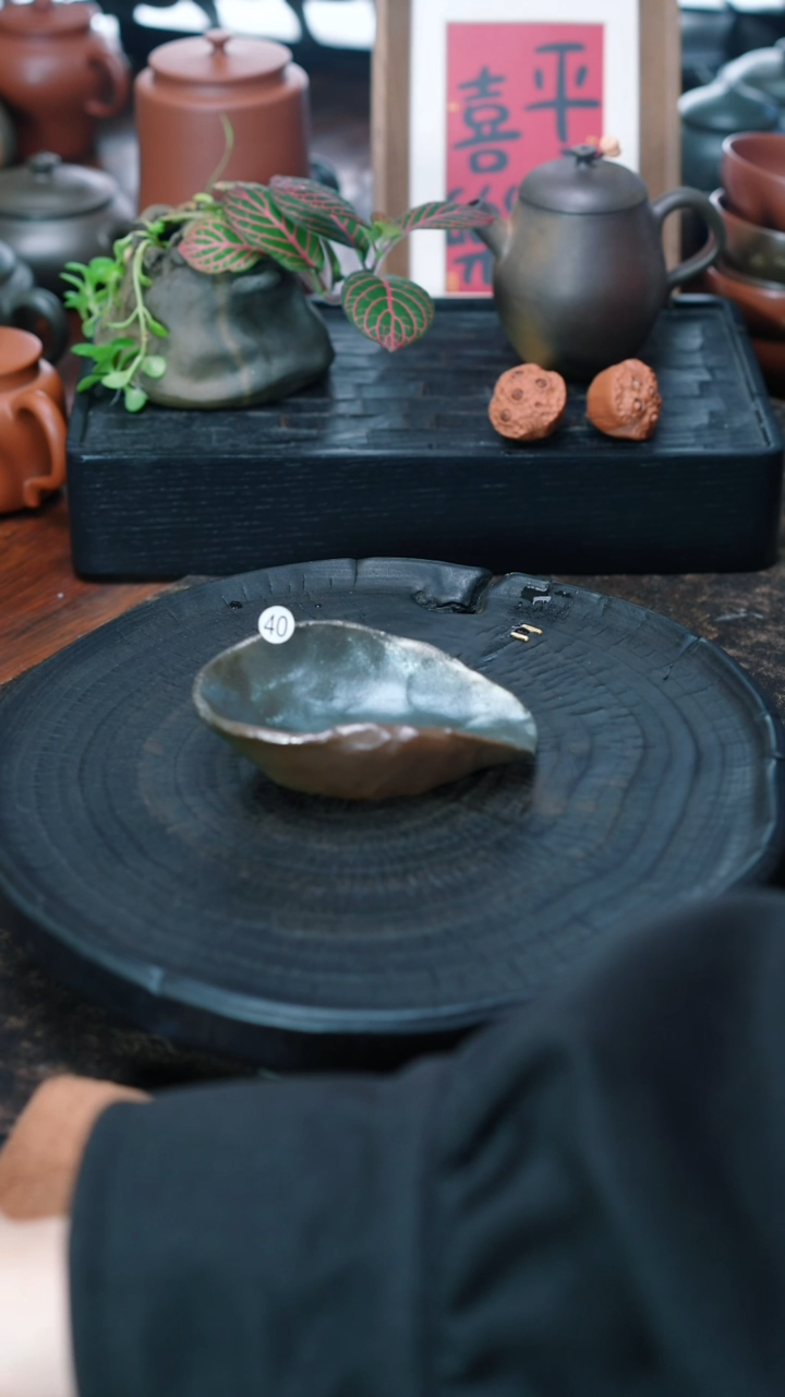 【闪购商品】【茶周边】40号柴烧茶则   