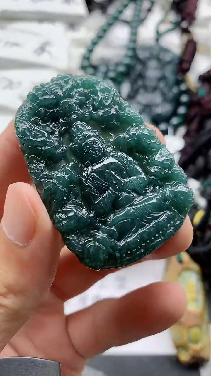 翡翠未镶嵌颈饰888