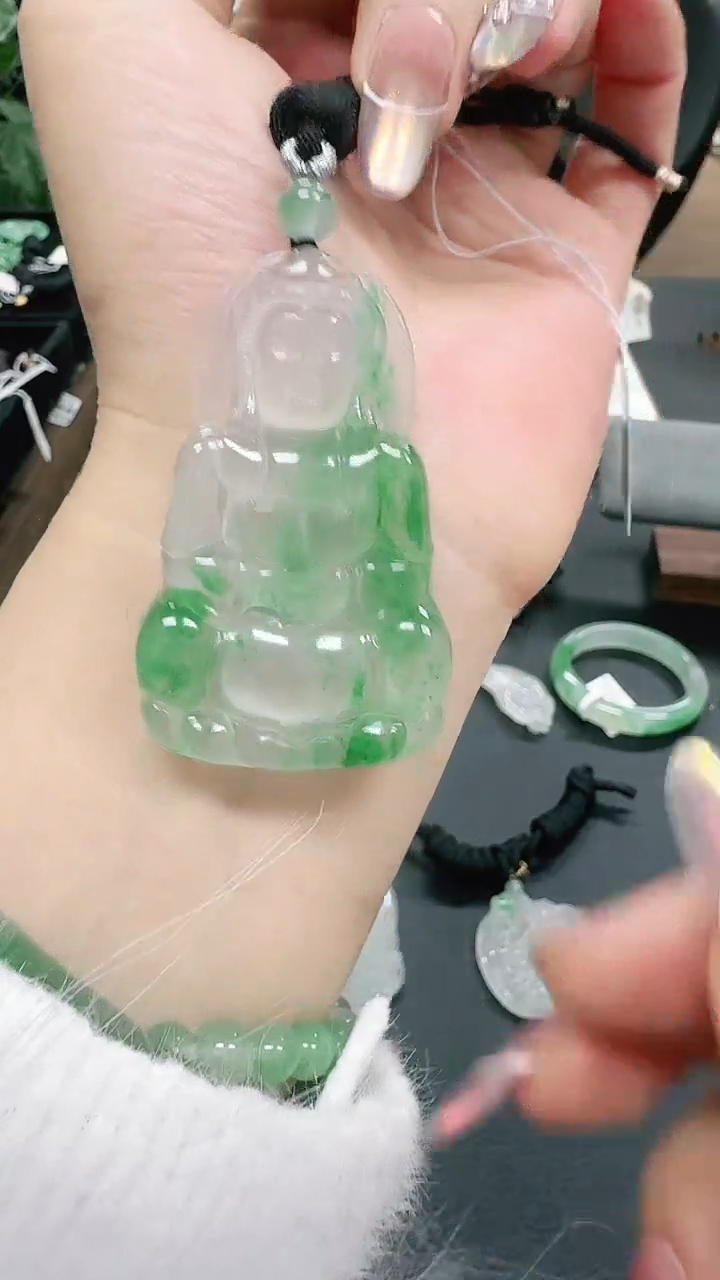 未镶嵌1石英质玉（非洲翠）/1198