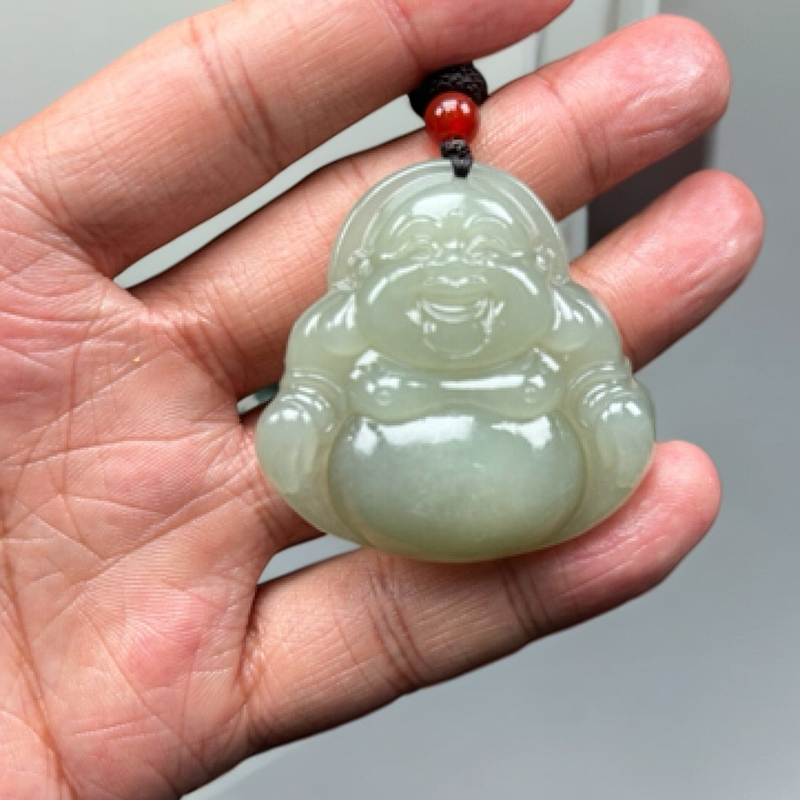 保真和田玉卡44佛公时尚吊坠百搭精雕多样性拍一发一手工精致气质